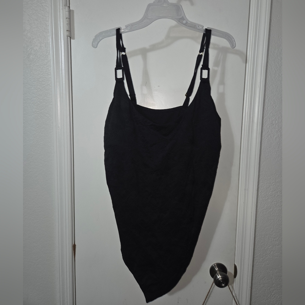 Elegant Black Women One Piece Swimsuit